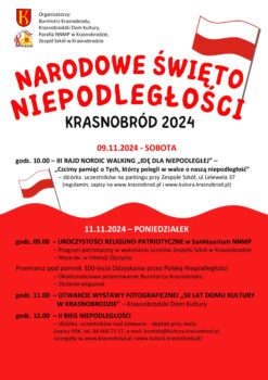 NARODOWE ŚWIĘTO NIEPODLEGŁOŚCI KRASNOBRÓD 2024