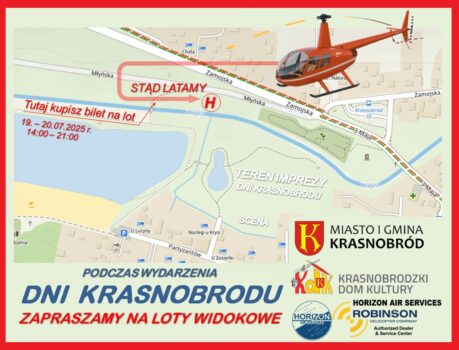 LOTY WIDOKOWE HELIKOPTEREM – DNI KRASNOBRODU 2025