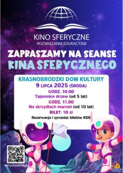 ZAPRASZAMY NA SEANSE KINA SFERYCZNEGO