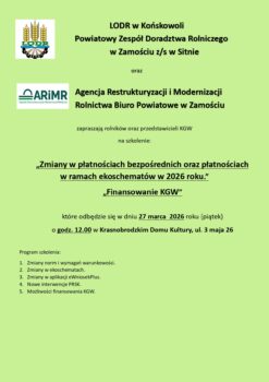 informacja nt. dopłat